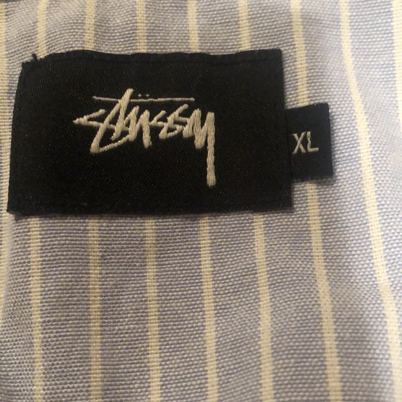 Stussy - shirt sleeve shirt - very popular designer in stripped fabric - Picture 5 of 8